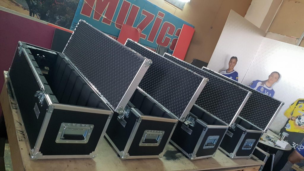Flightcase transport lumini scena
